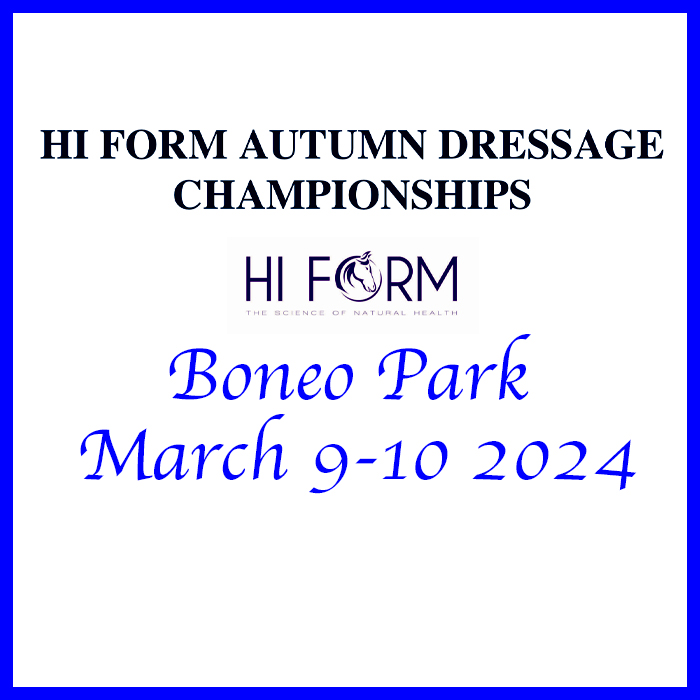 Boneo Autumn Dressage 2024